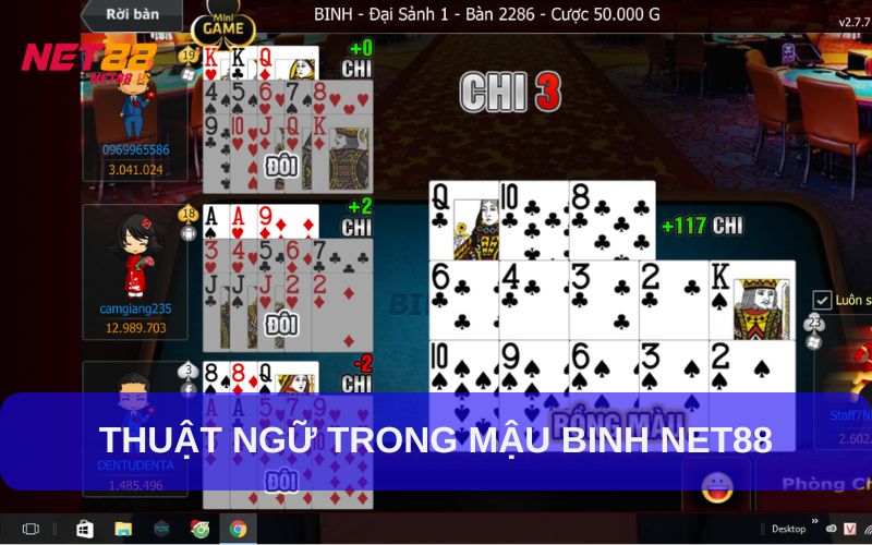 Thuật ngữ trong game bài mậu binh