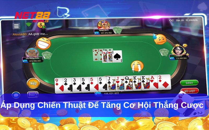 Áp dụng chiến thuật để nâng cao cơ hội thắng khi chơi tiến lên miền Nam